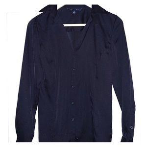 Brooks Brothers “346” Black Satin Button Down